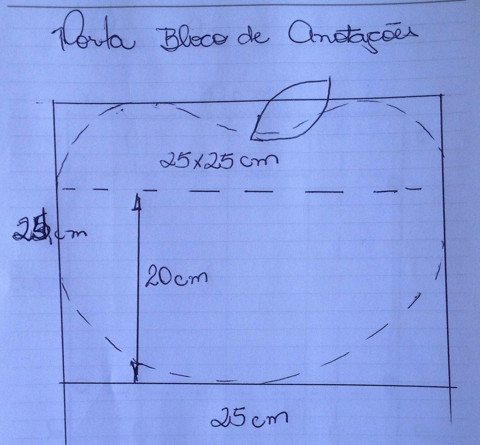 Tutorial DIY Passo à Passo de Como Fazer um Porta Bloco de Notas em