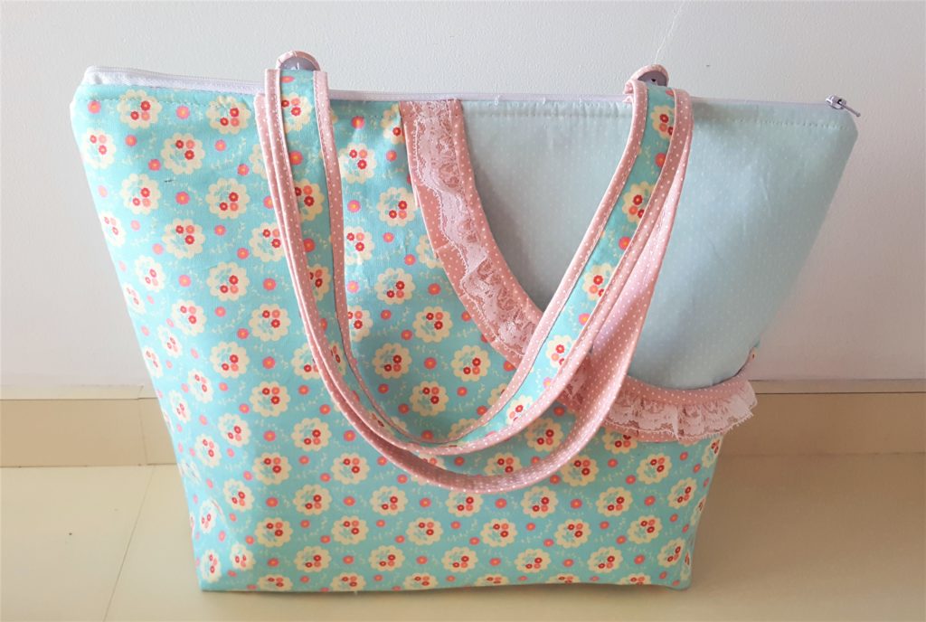 Tutorial Diy Passo à Passo Bolsa Floral Com Zíper Vivartesanato 8263